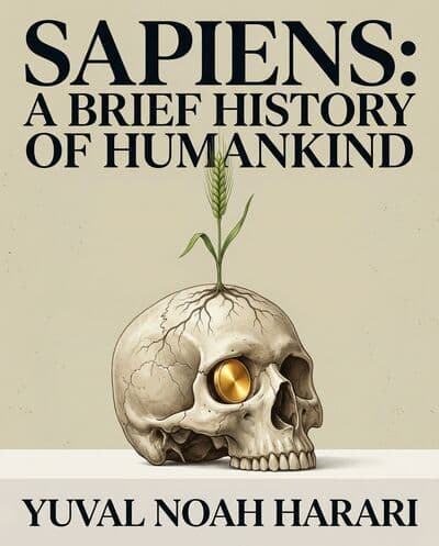 Sapiens by Yuval Noah Harari book cover